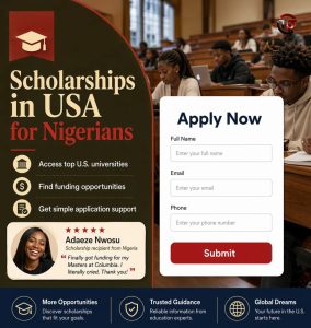 USA Scholarship for Nigerians: How to Apply and Win Fully Funded Grants