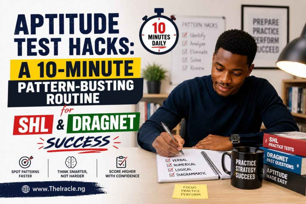 Aptitude Test Hacks: A 10-Minute Pattern-Busting Routine for SHL & Dragnet Success