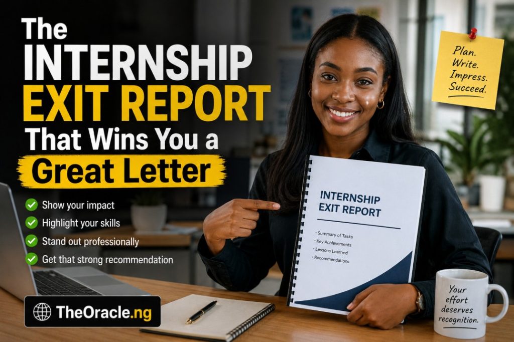 The Internship Exit Report That Wins You a Great Letter